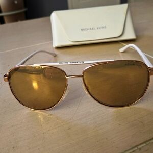 Michael Kors Hvar Aviator Sunglasses
